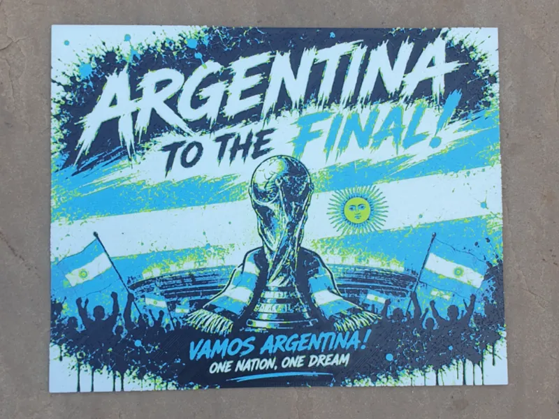 Argentina World Cup Finalist HueForge