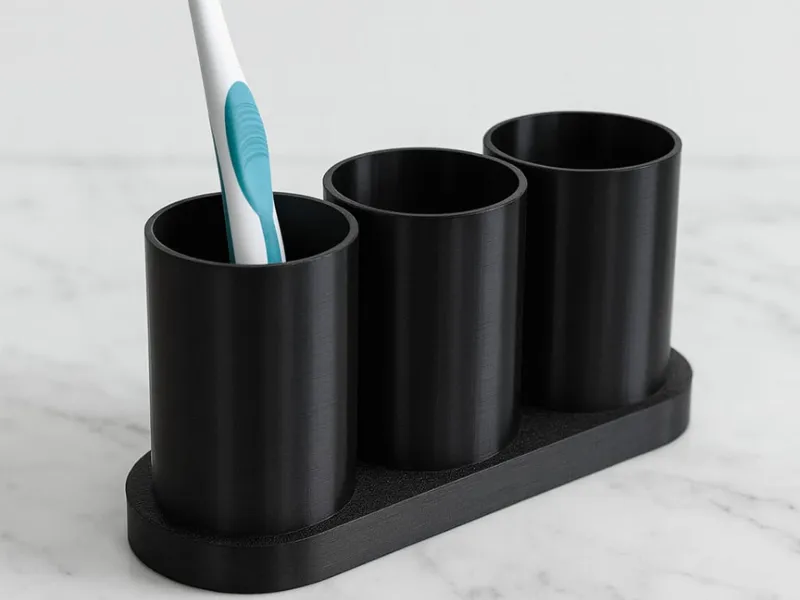 Modern bathroom/desk organizer