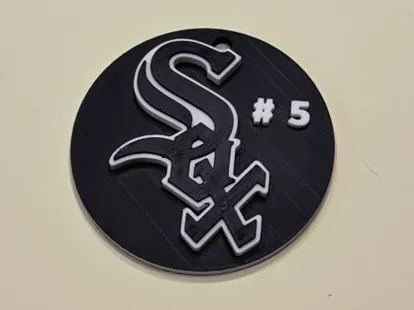 White Sox Baseball Bag Tag