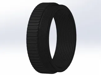 C-mount female to M28.5x0.6 male (1.25″) adapter