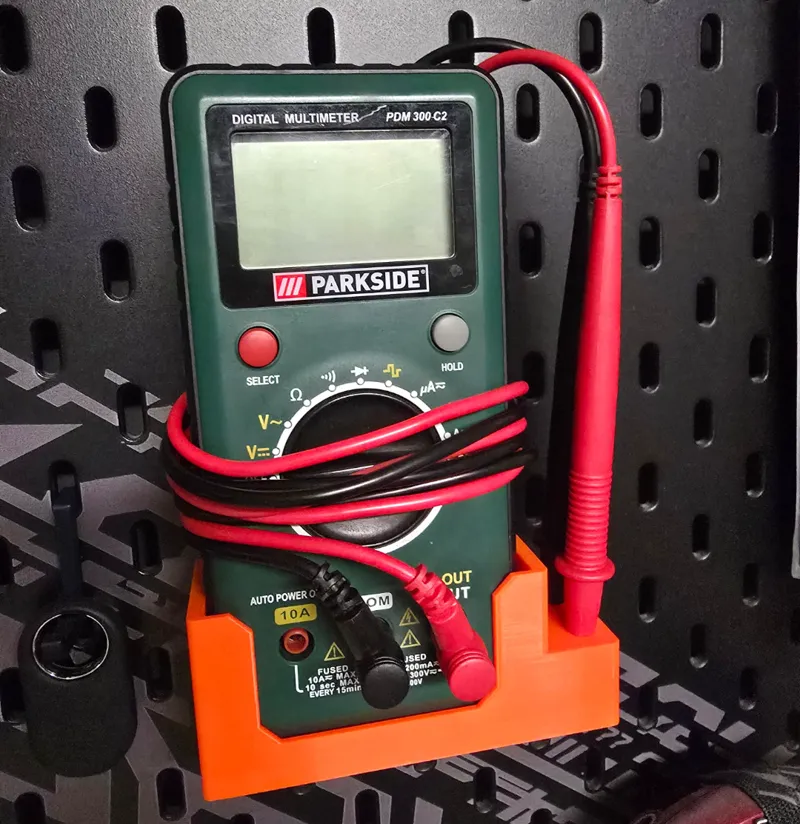 Ikea Skadis Pegboard Multimeter Holder 