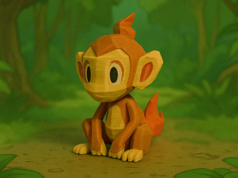 Low Poly Chimchar