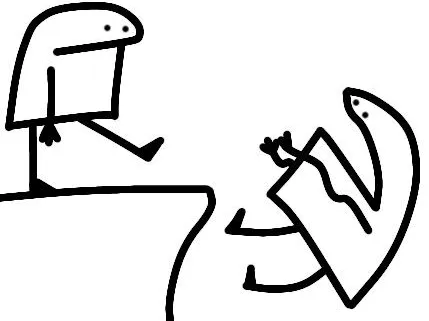 Figurine Flork qui donne un coup de pied