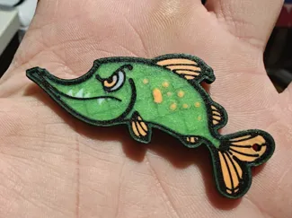 pike keychine szczupak
