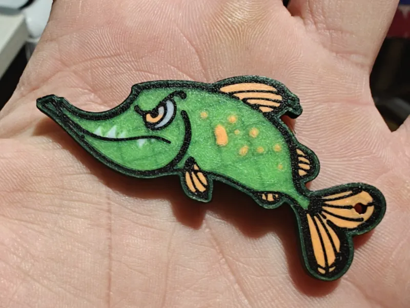pike keychine szczupak