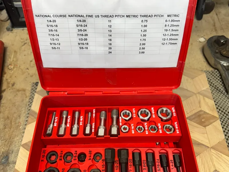 Tap and Di Rethread Organizing Trays 