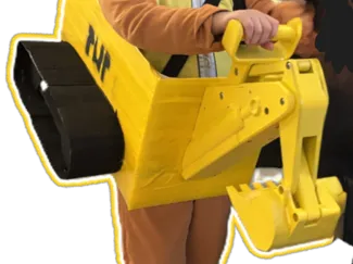 Excavator Boom Costume Attachment