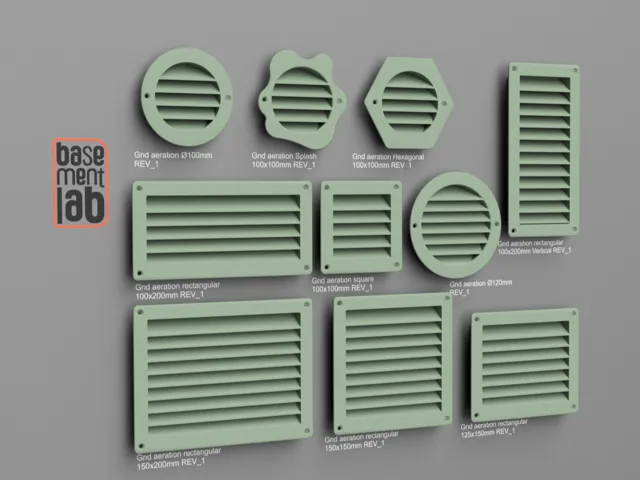 Air Ventilation Grid Parametric / Collection