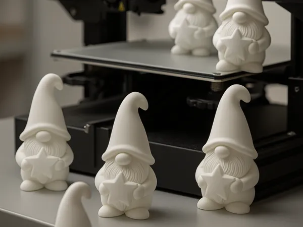 Gnome mignon avec étoile - Noël