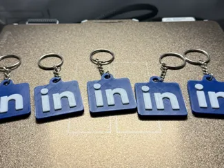 LinkedIn NFC Key Tag Key Chain