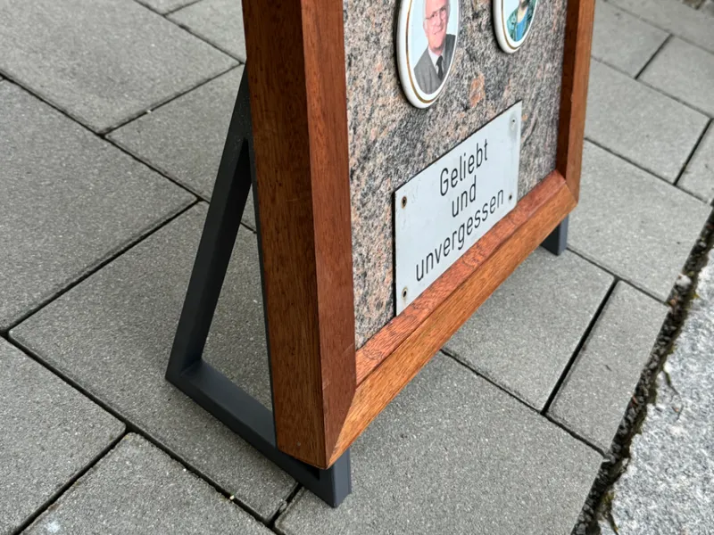 Halterung für Tafel/Gedenksteine/Holzbretter, ...