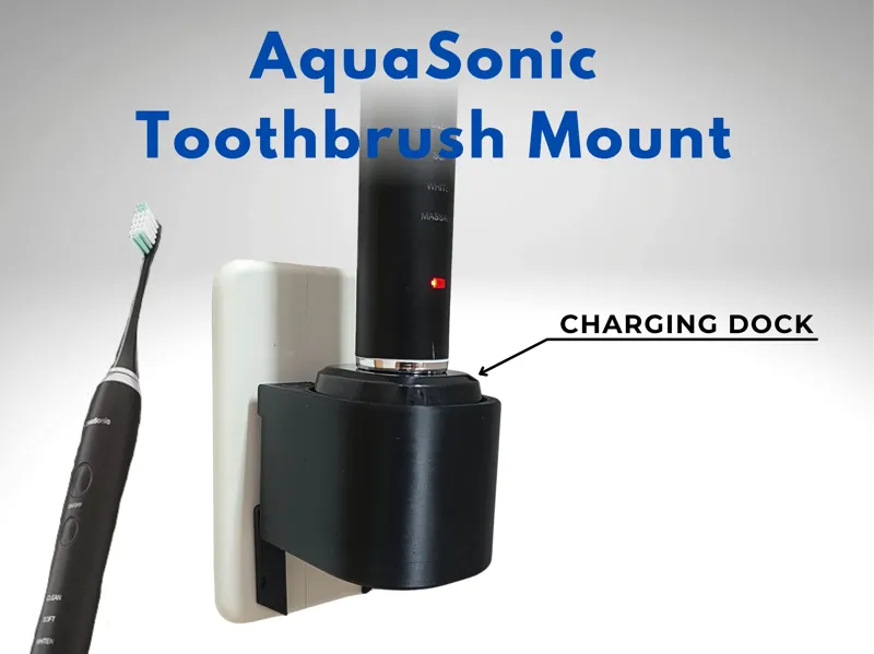 AquaSonic Toothbrush Holder / Mount for charger