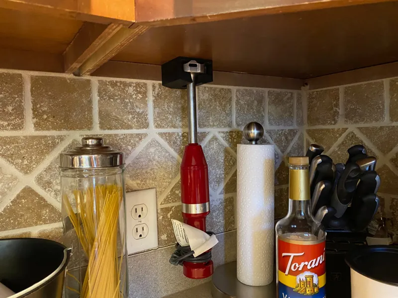 Kitchenaid hand blender under cabinet mount