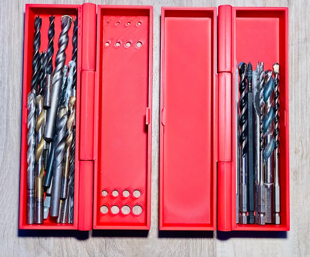 Drill Bit Hinged Box by Yasoos MakerWorld