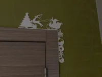 Décoration murale d'angle de porte Noël — photo 4