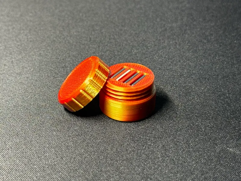 Mini SD card jar keychain-for leftover filament