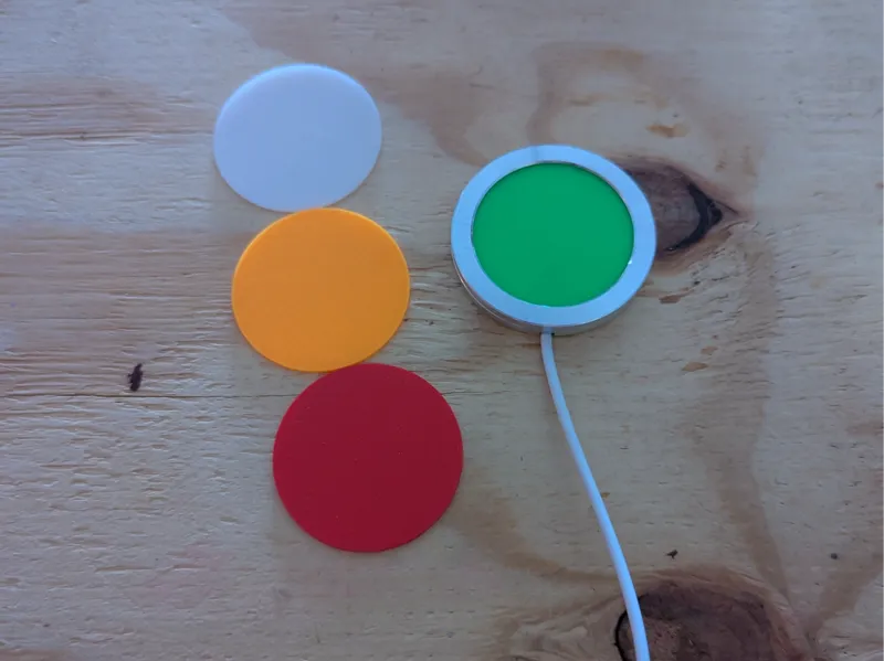 LED Lamp Kit colored light diffuser