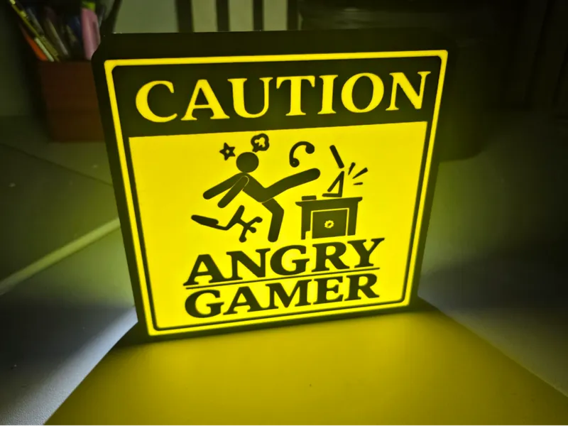 Angry Gamer LED light Box