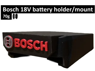 Bosch 18V battery holder/mount