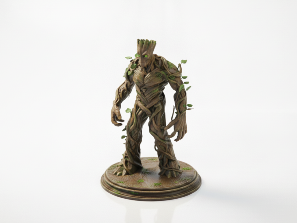 Swamp Thing Groot Figurine Marvel 3D Printable