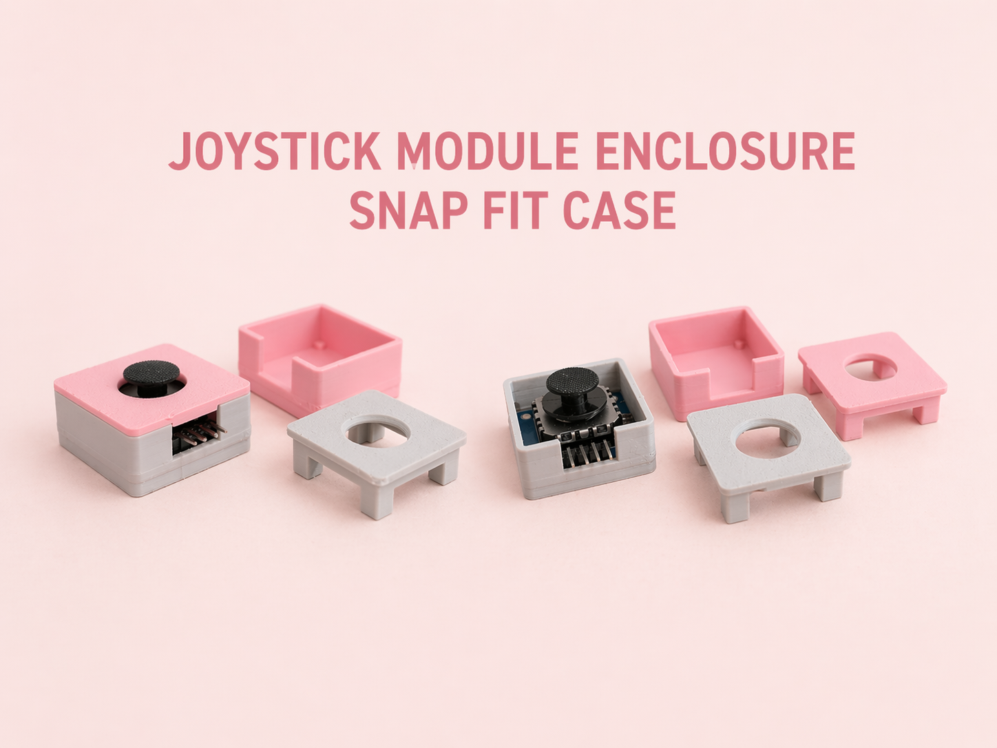 Joystick Module Enclosure – Snap Fit Case