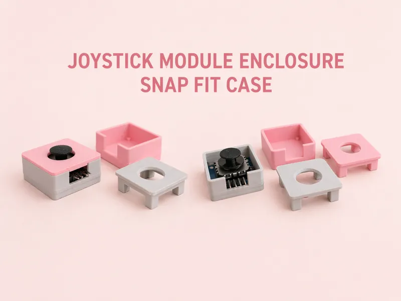 Joystick Module Enclosure – Snap Fit Case
