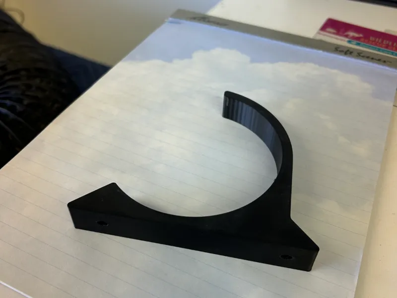 4" PVC bracket for dust collection