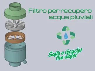 Filtro di raccolta per acqua pluviale