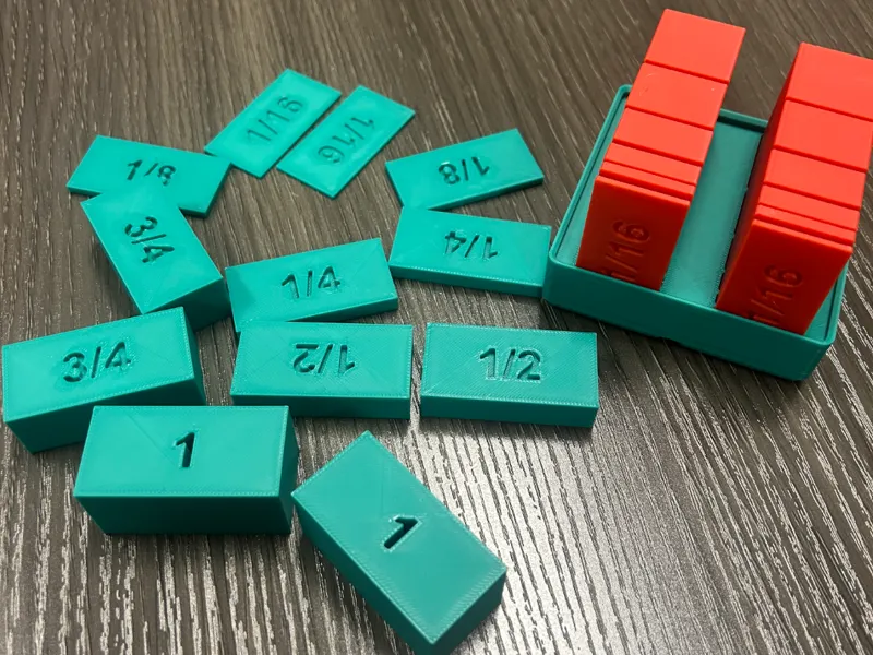 Woodworking Universal Block Spacers (Gridfinity)