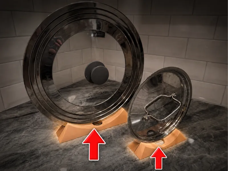 Customizable Lid / Plate Drying and Display Stand