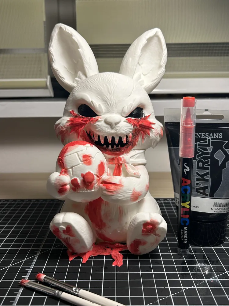 Easter Bunny Good vs Evil - Free 3D Print Model - MakerWorld