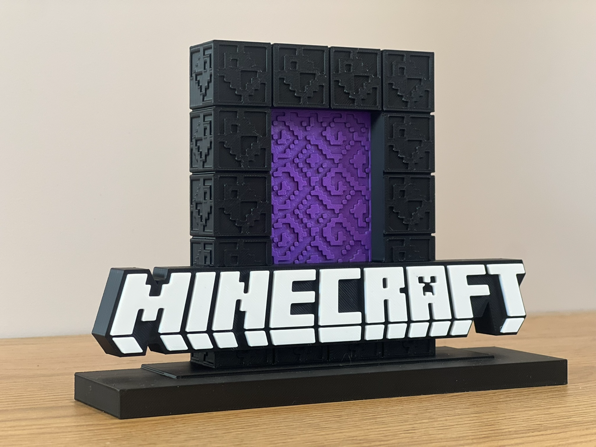 Minecraft Logo Nether Portal