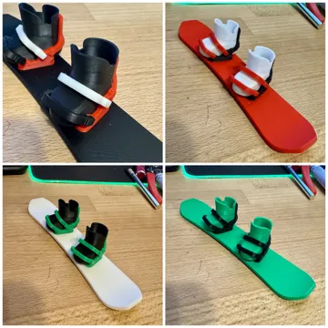 Accesorio para impresora 3D: Finger Snowboard - GEN 2! — vista de referencia 4