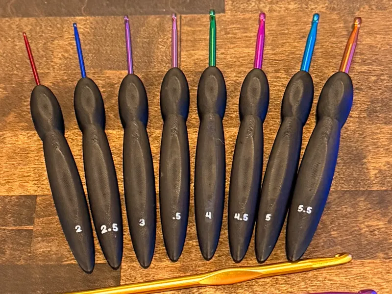 Crochet Hook Handle for Aluminum Hooks