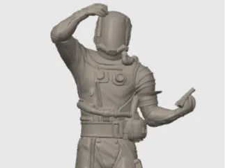 Enclave scientist miniature Fallout