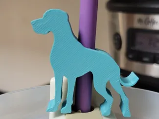 Great Dane straw topper