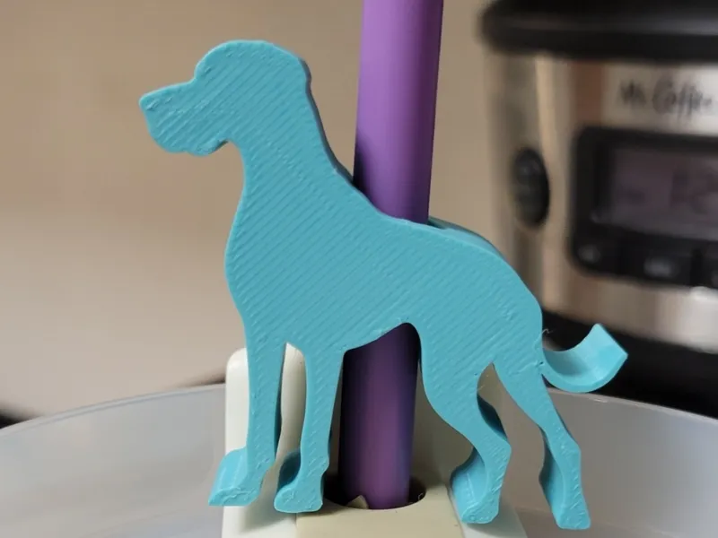 Great Dane straw topper