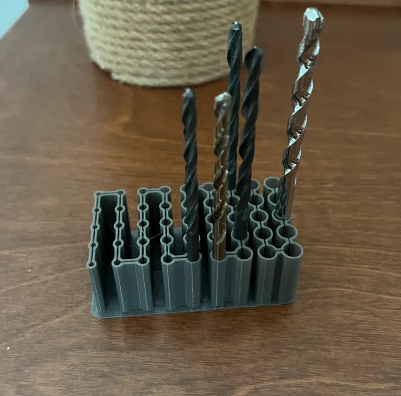 Drill Bit Holder Vase Mode (parametric)