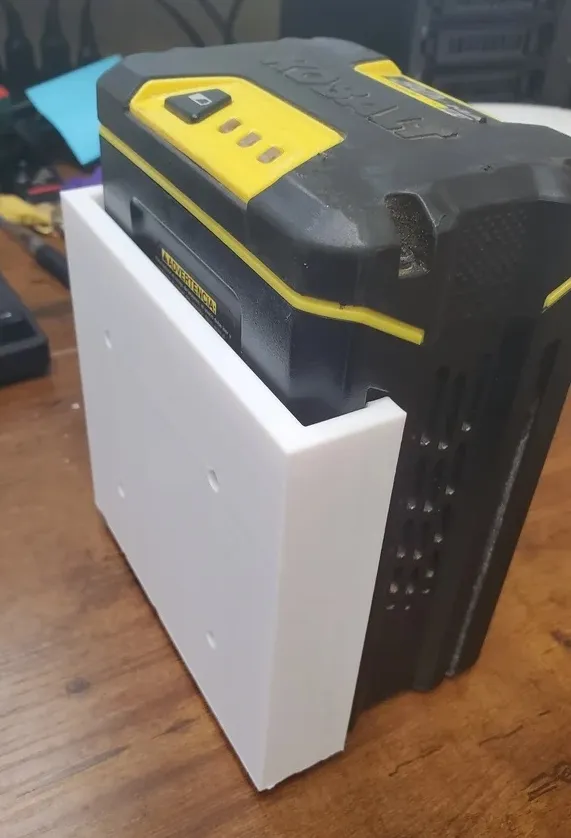 Storage mount for Kobalt 80V Battery