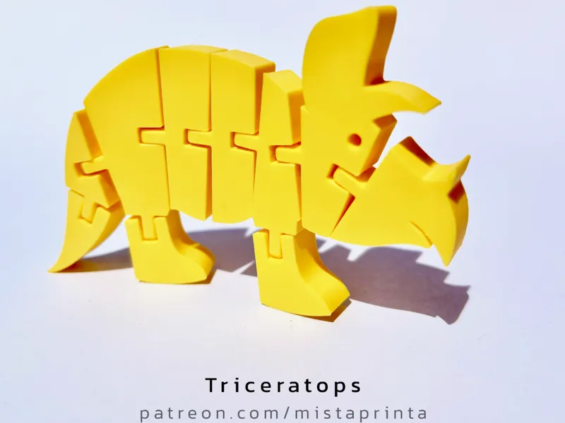 Articulated Triceratops