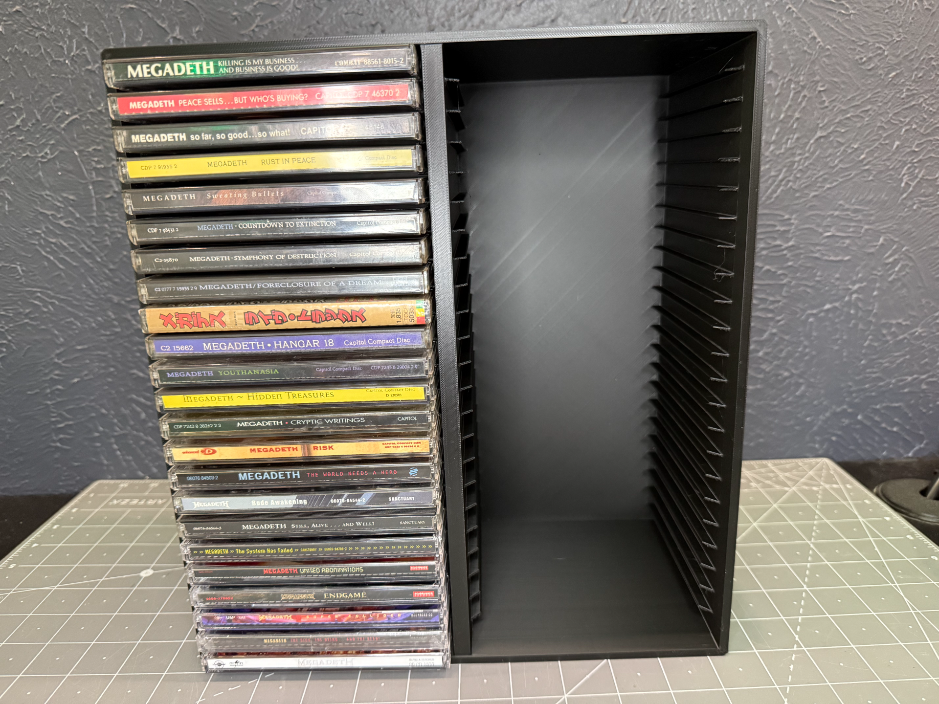 CD Rack, holds 46 CDs