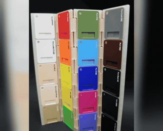 折叠色卡—SUNLU三绿色卡收纳板