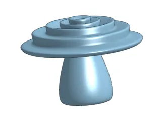 mushroom wavy cap