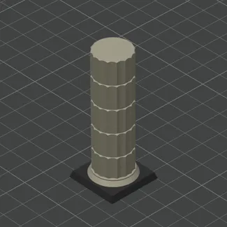 Stone Pillar for Wargaming Terrain