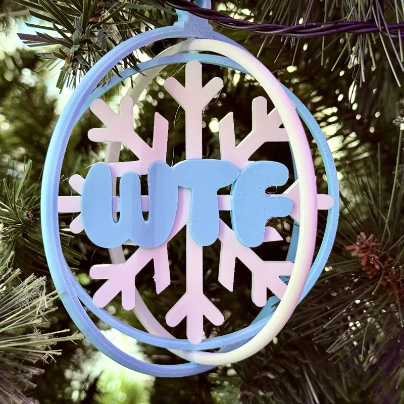 Articulated WTF Ornament