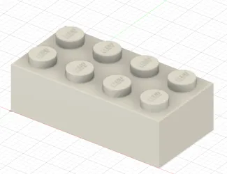2x8 Brick with Logo