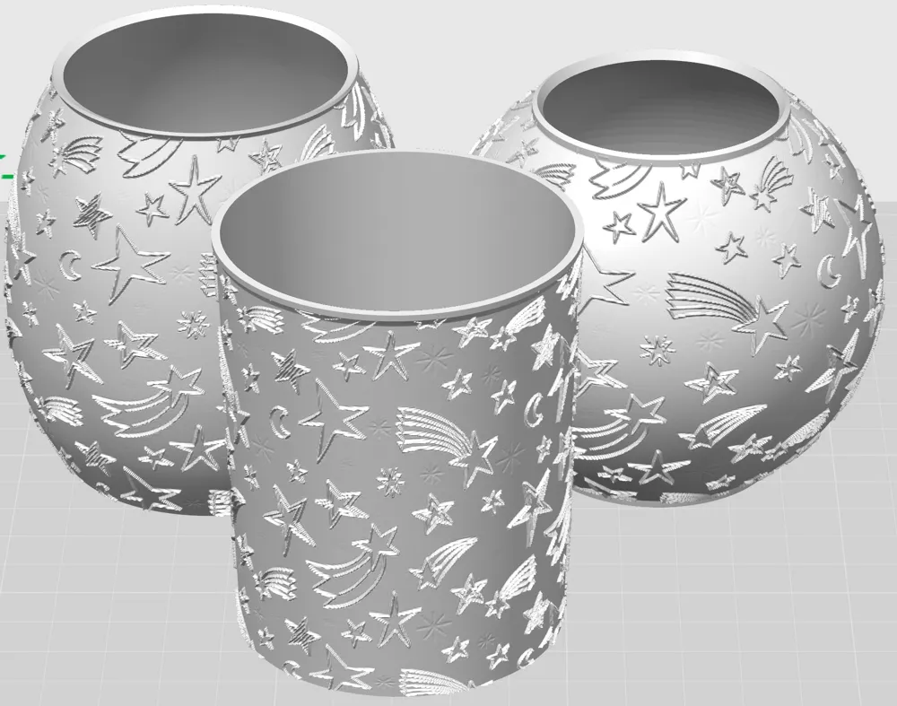 Lámpara de estrella de invierno con luz de té por msprint MakerWorld ...