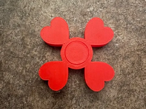 heart fidget spinner