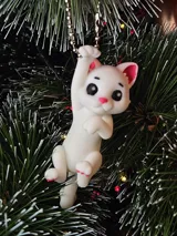 Фигурка и ключодържател коте за окачване