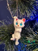 Фигурка и ключодържател коте за окачване